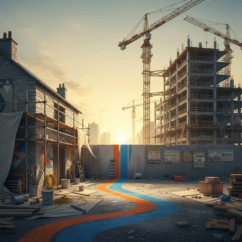 一般建設業・特定建設業における塗装工事許可の違い