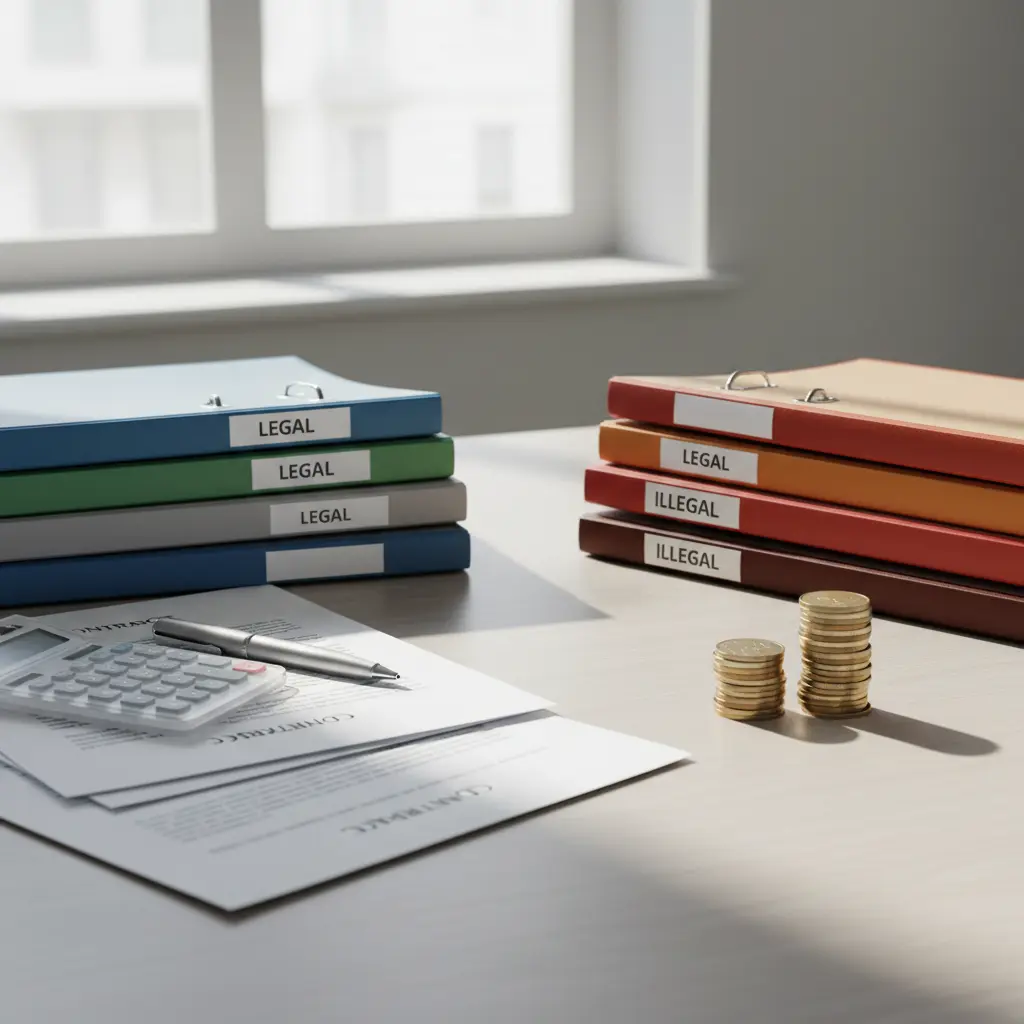 契約を分割して「500万円未満」に見せる行為の可否とリスク