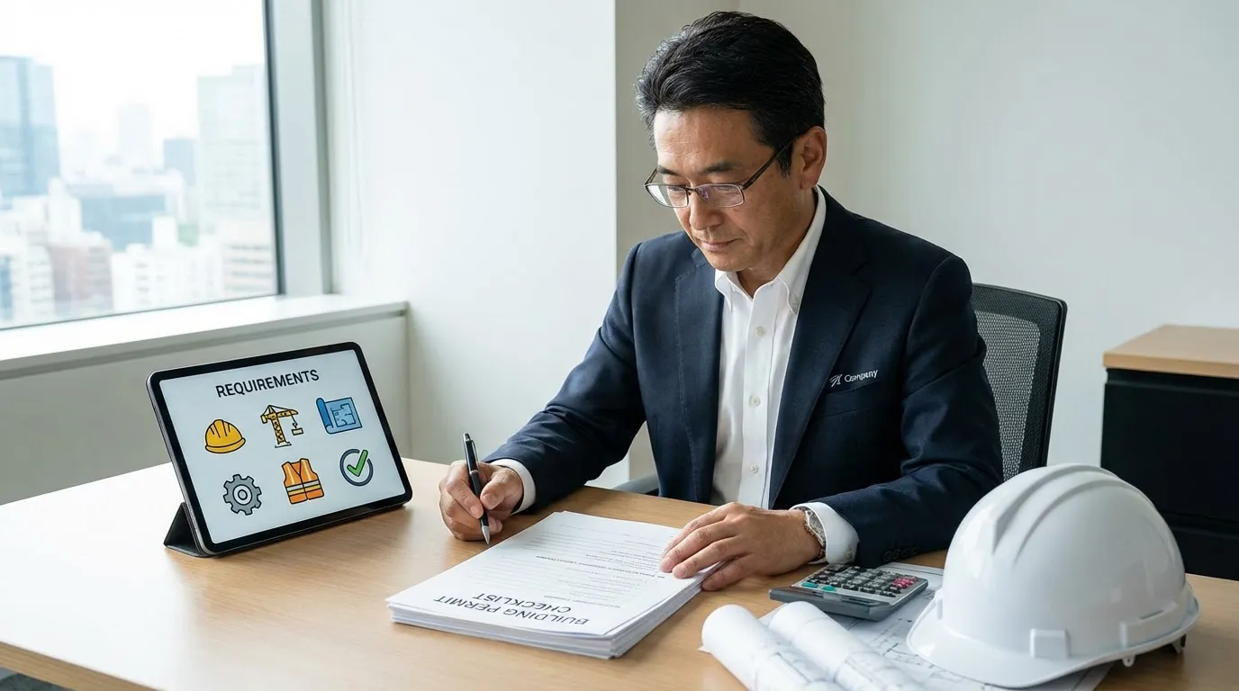 管工事業の建設業許可取得に必要な６つの要件