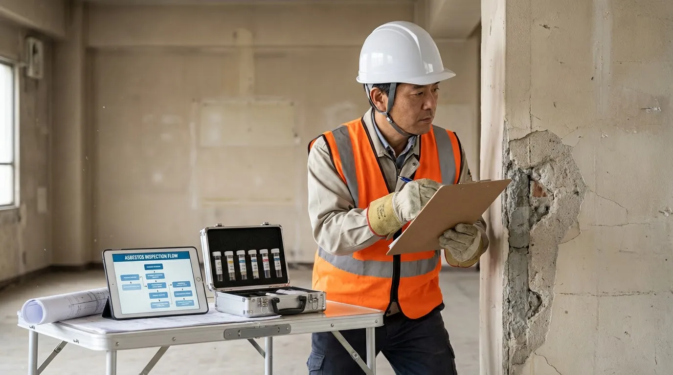 アスベスト除去工事の事前調査と必要資格要件