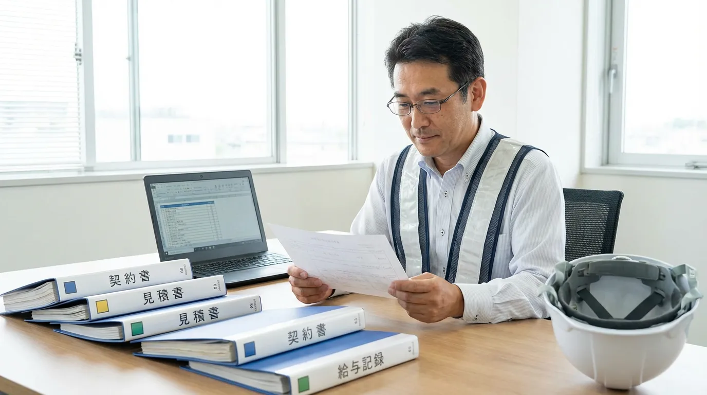 建設Gメン調査への実務対応:必要書類と内部体制の整備