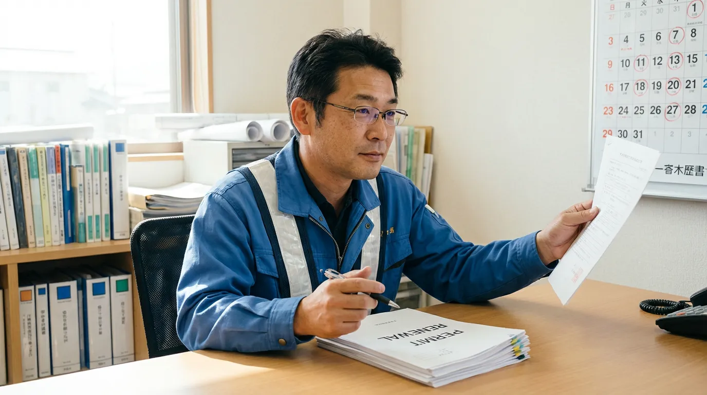 建設業許可の更新期限と手続きの基本ルール