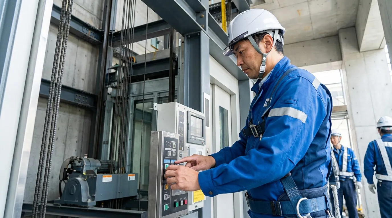 エレベーター工事はどの業種に属するのか：機械器具設置工事業の区分