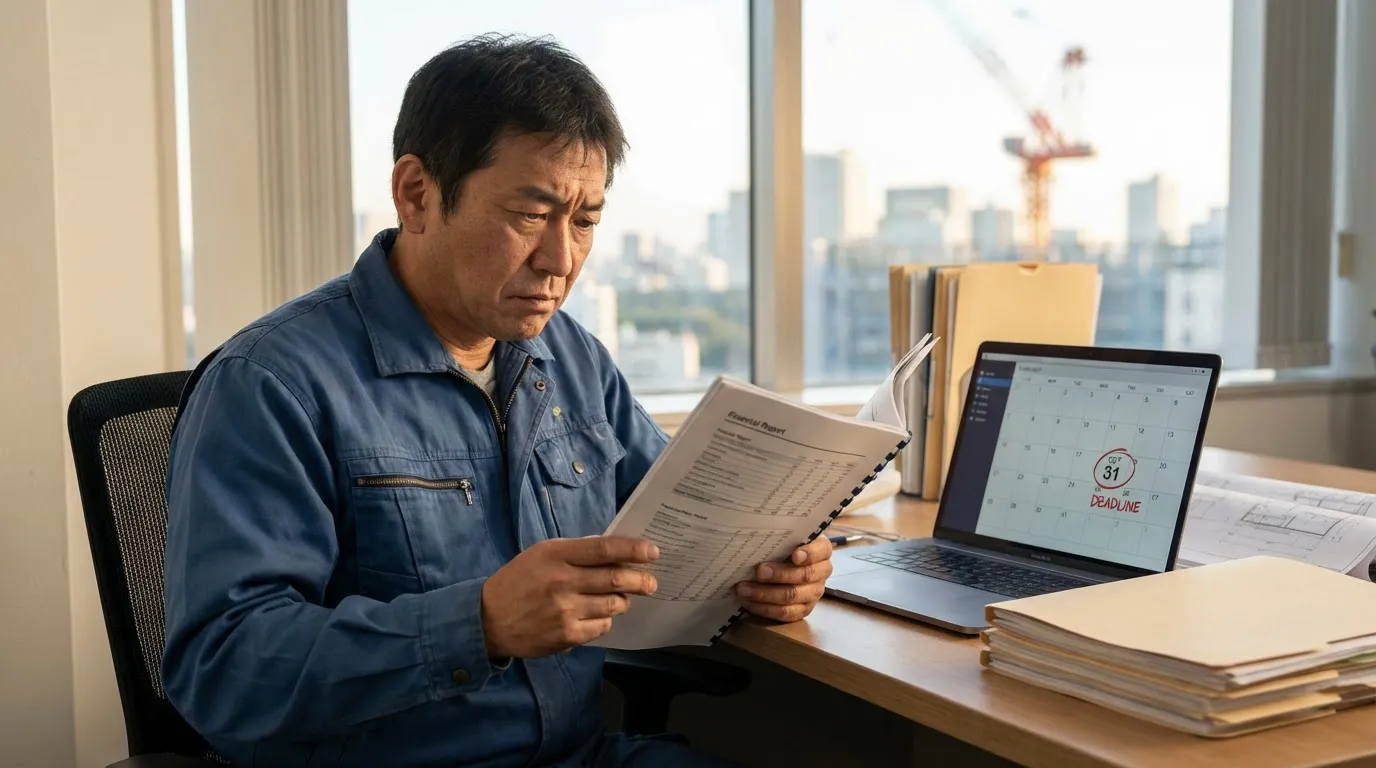 決算変更届の提出期限を過ぎた場合の罰則と実務リスク