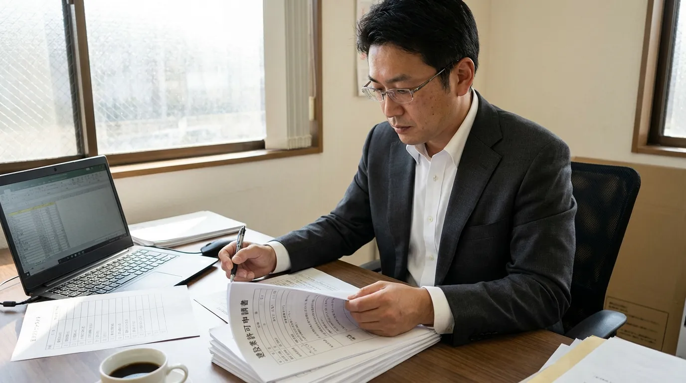 建設業許可申請の流れと手続き・費用・審査期間