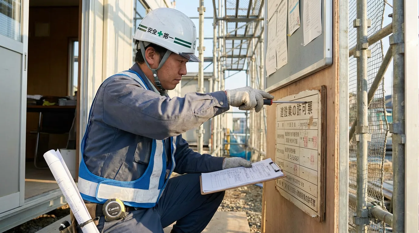 建設業許可標識の更新・点検・違反対応マニュアル