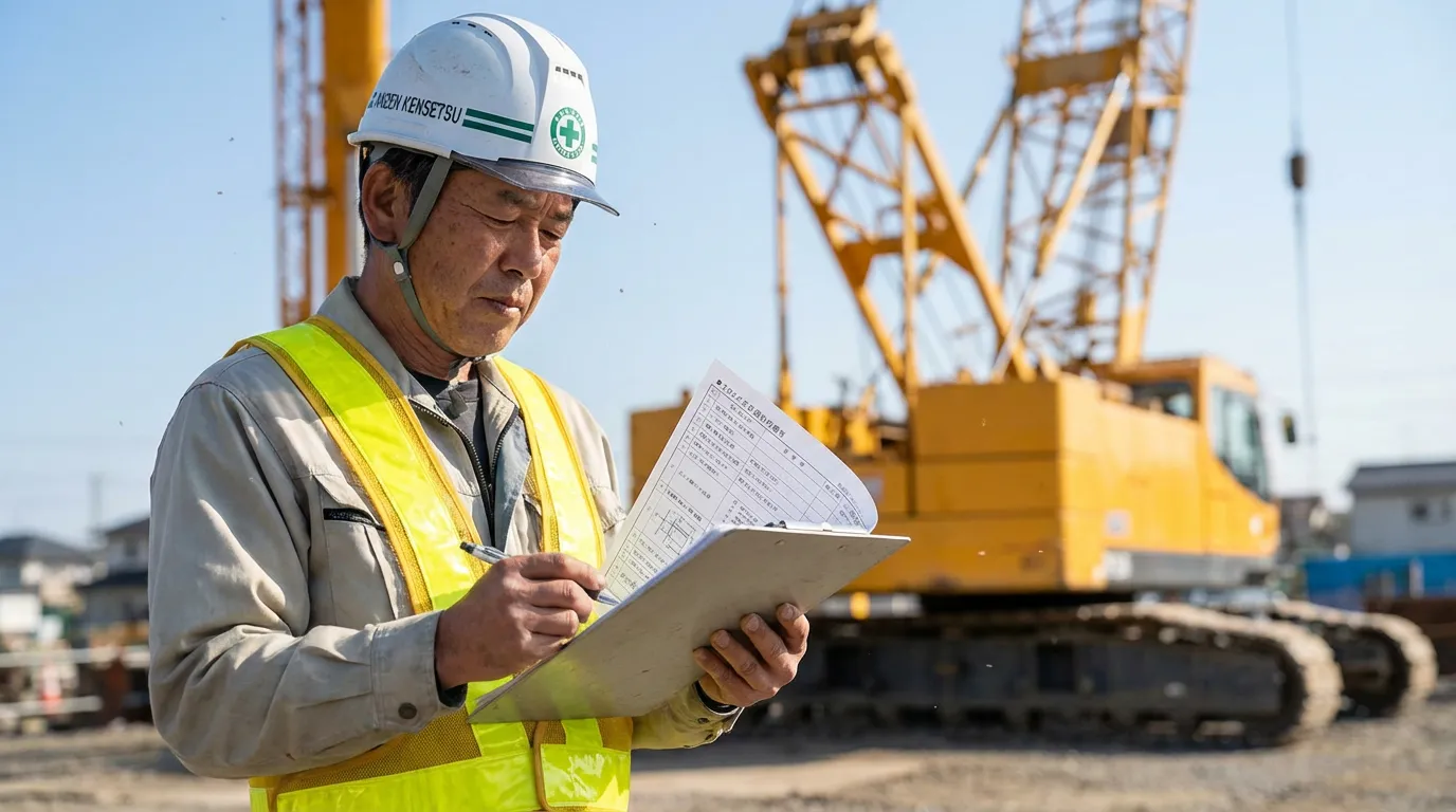 クレーン工事の建設業許可更新・違反リスク・維持管理対策