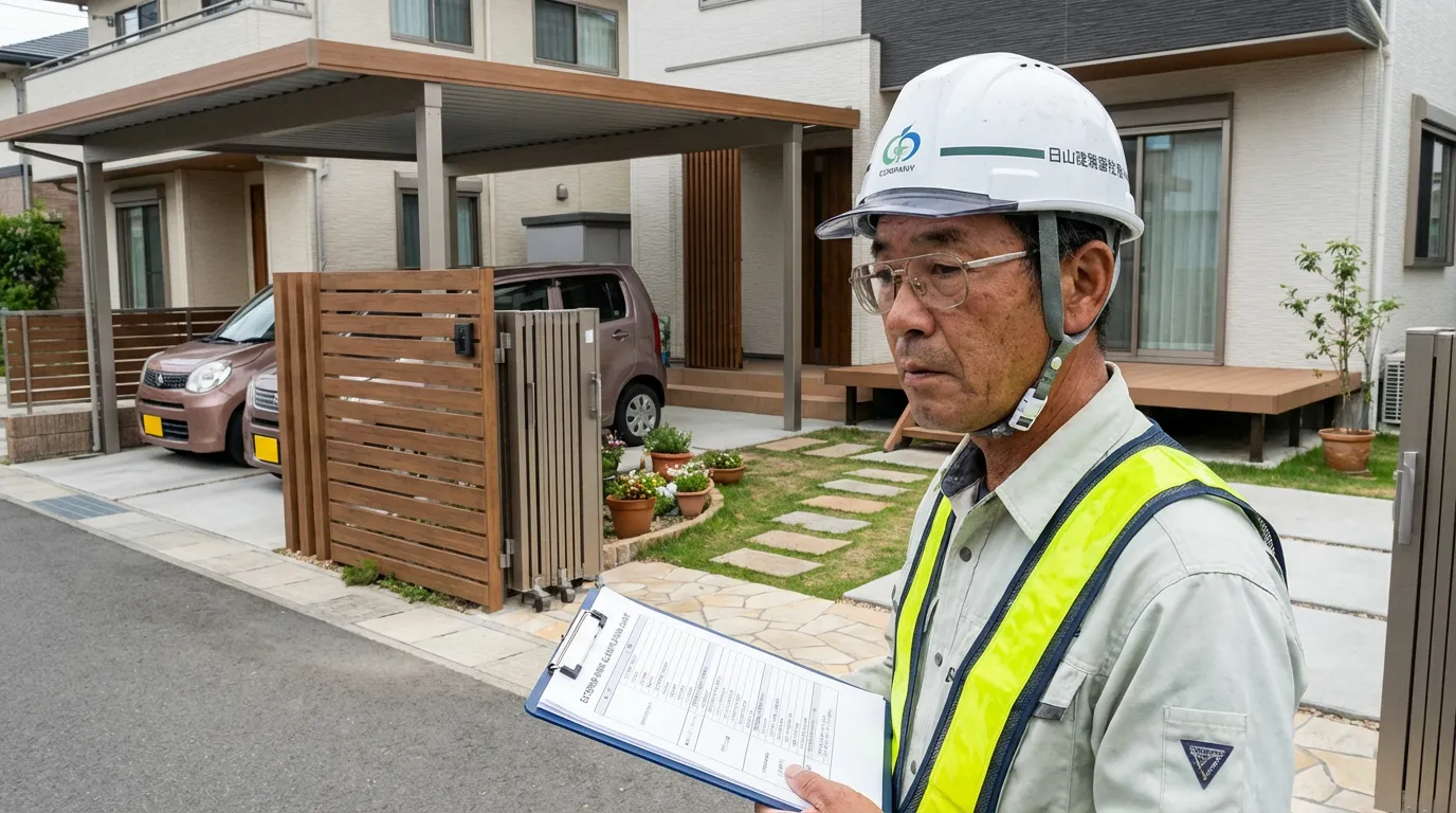 外構・エクステリア工事の業種区分と許可分類の整理