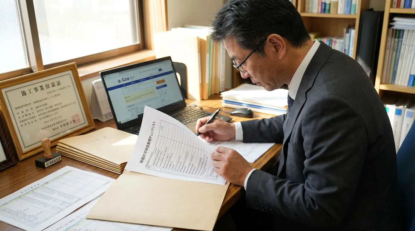 群馬県 建設業許可申請の方法と必要書類チェックリスト