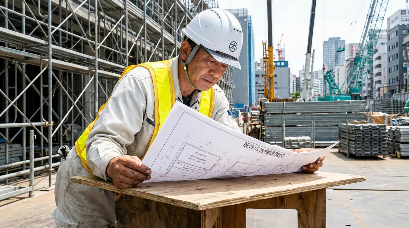 サイン工事が該当する建設業の業種区分と判断基準