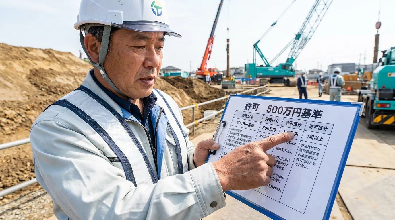 建設業 許可 とび 土工 - 500万円基準と許可区分の判断ポイント