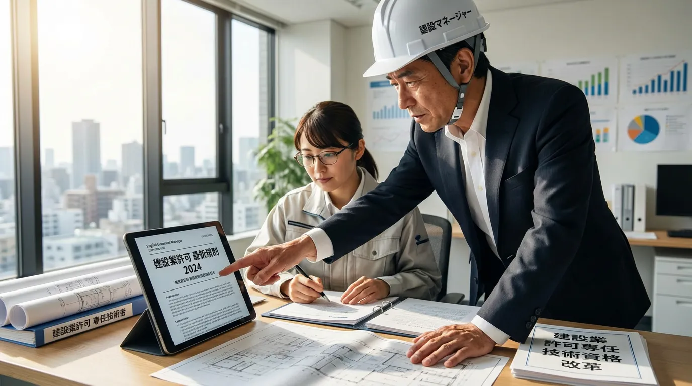 建設業 許可 専任 技術者 資格 - 要件緩和と今後の建設業許可戦略