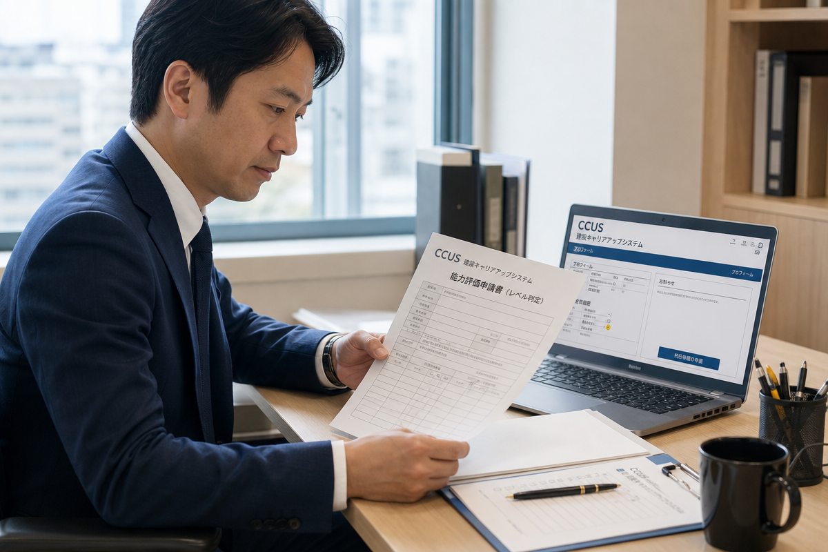 建設 キャリア アップ システム レベル 判定 - 申請手続き 方法と能力評価実施団体の選び方
