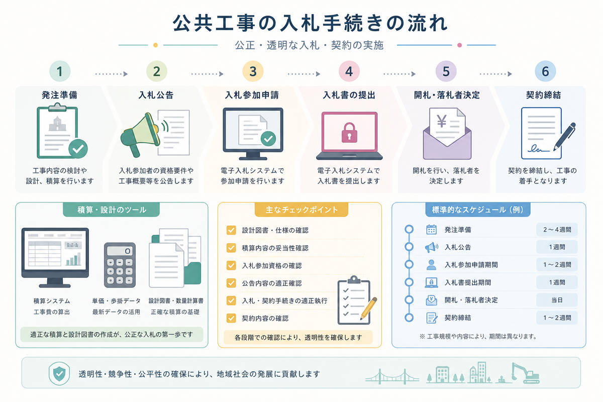 公共工事 流れ - 工事積算の基礎と電子入札の実務手順