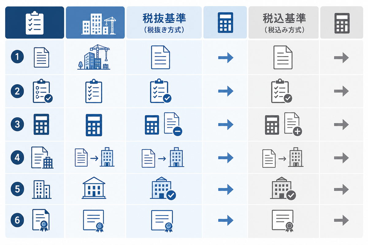 建設業許可 税込み 税抜き - 建設業許可 税込み 税抜き の使い分け:場面別早見表と判断フロー