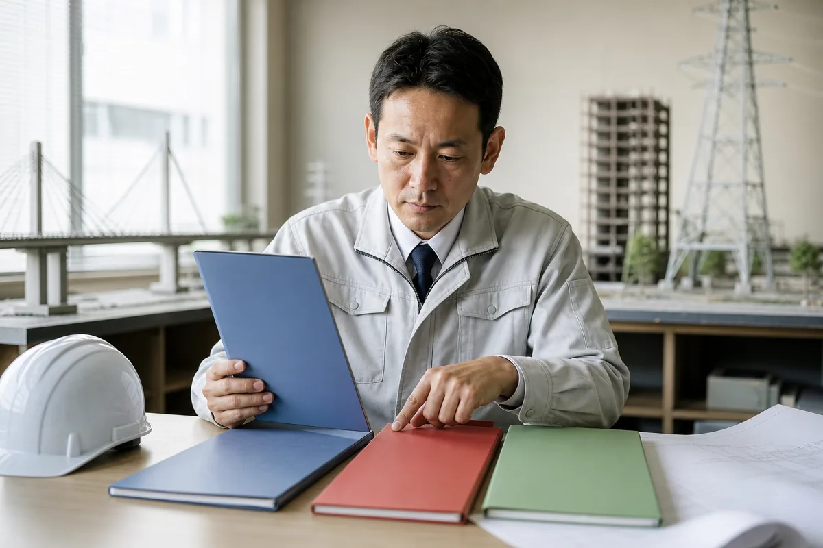 施工管理技士 受験資格 改正に伴う実務経験ルートを資料で確認する日本人施工管理者